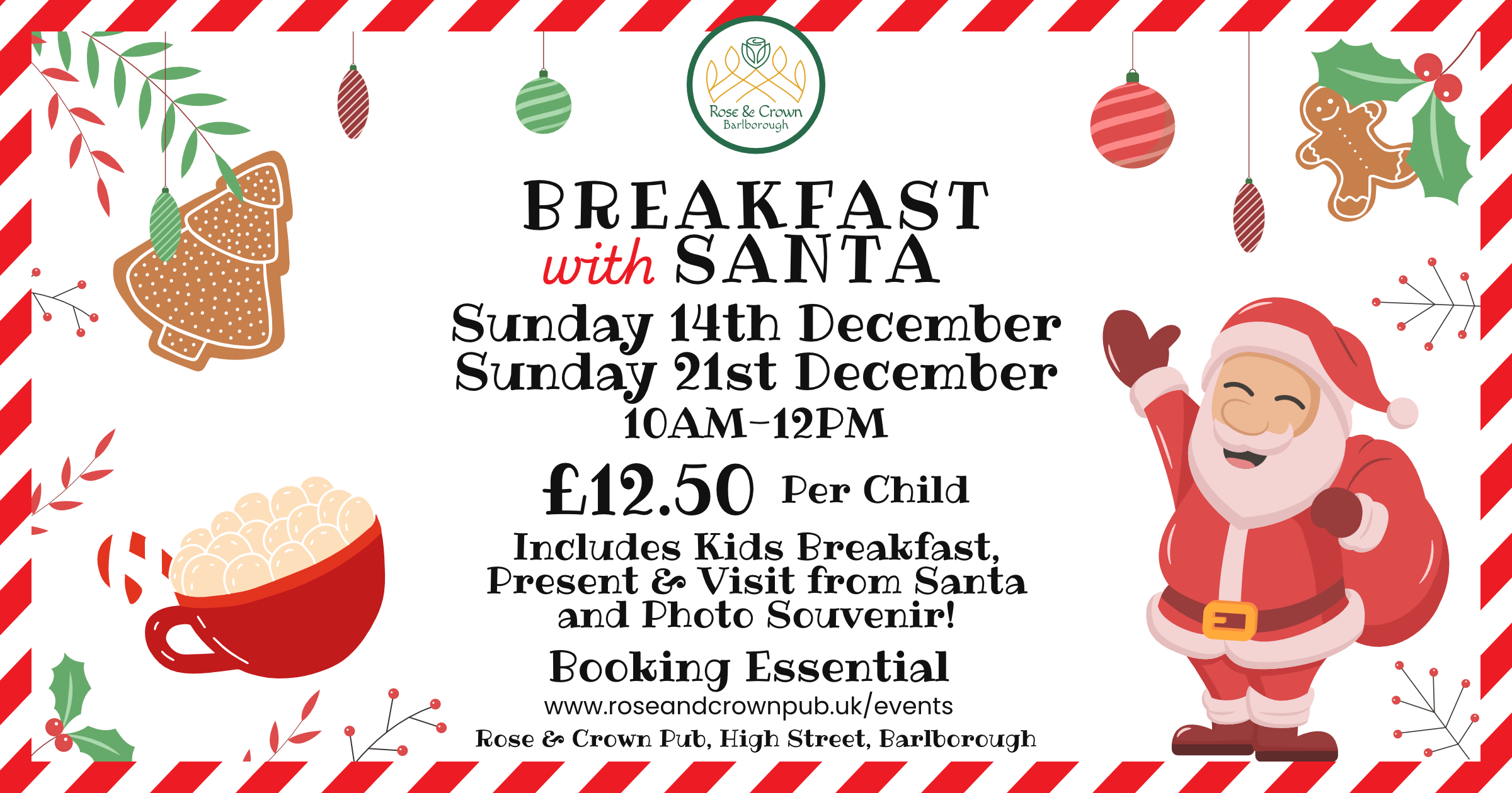 Breakfast With Santa Poster